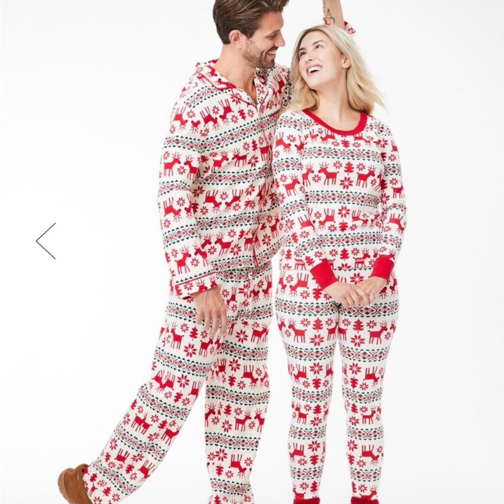 Like New Hanna Andersson Adult unisex reindeer pajamas - Picture 5 of 6